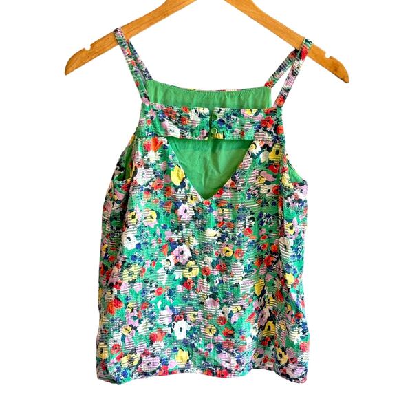 Anthro Maeve Quinn Floral Textured Cami Top - size 2 - Picture 6 of 8